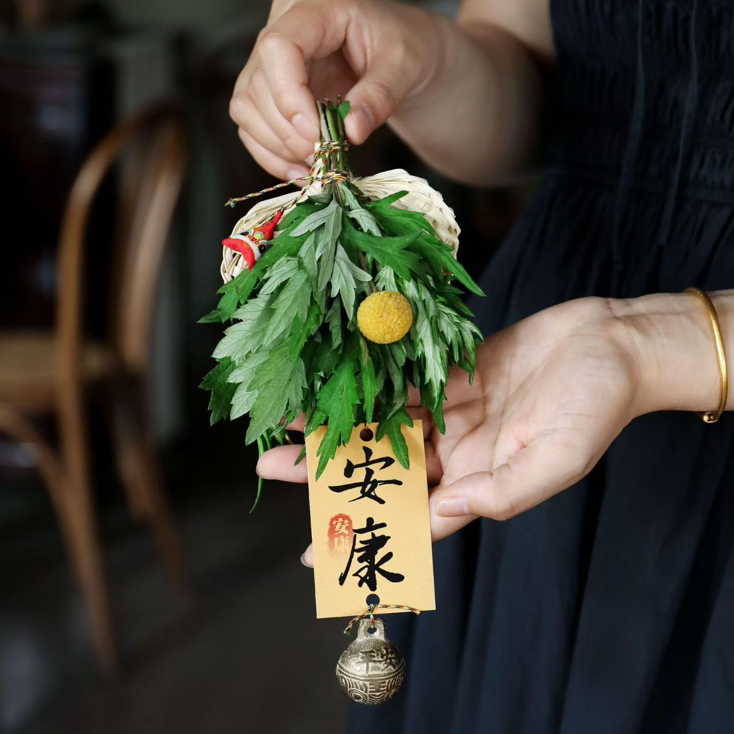 【端午安康】艾草门挂 款式01